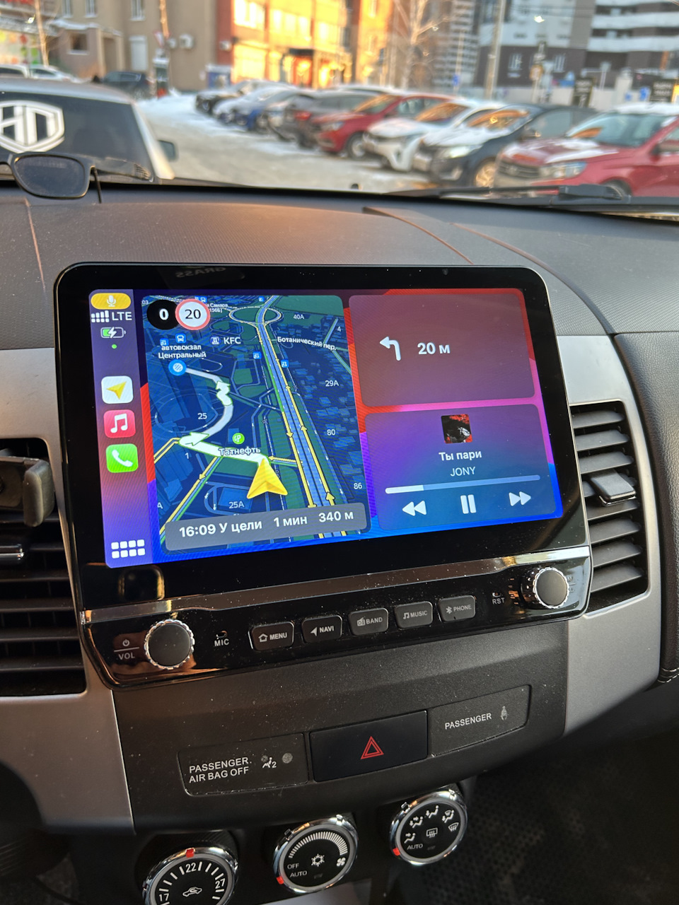 Apple CarPlay на Андройд магнитолу — Mitsubishi Outlander XL, 2 л, 2011  года | аксессуары | DRIVE2