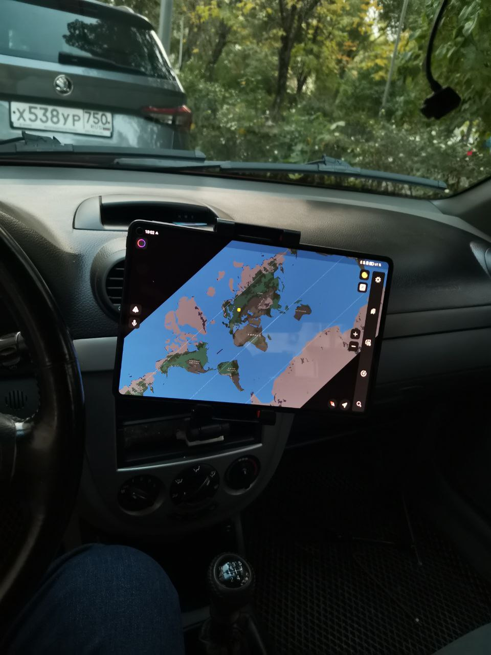 Колхозим планшет в машину для навигатор — Chevrolet Lacetti 5D, 1,4 л ...