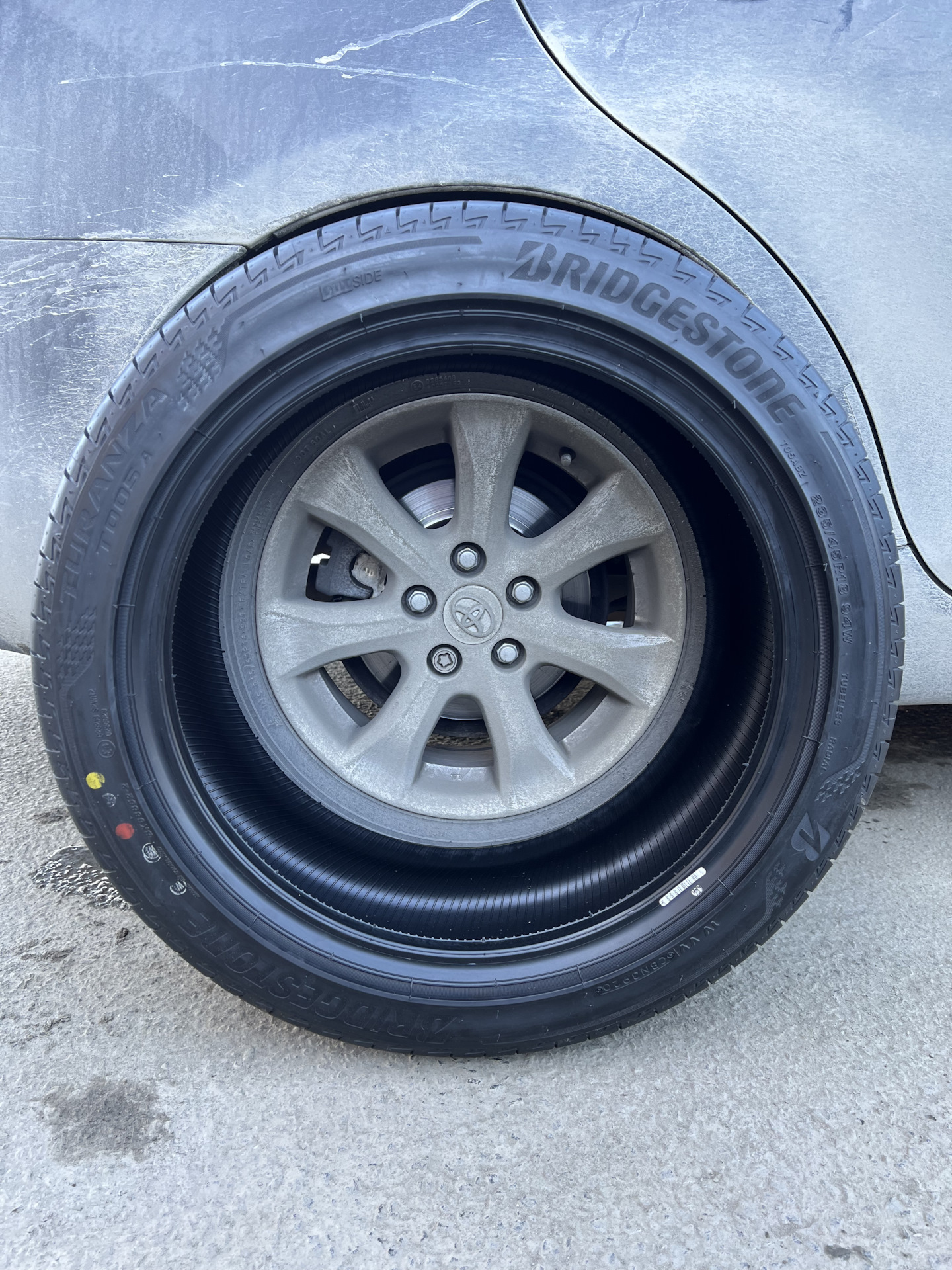 Готовимся к летнему сезону — Bridgestone Turanza T005A 235/45/18 — Toyota  Camry (XV40), 2,4 л, 2011 года | шины | DRIVE2