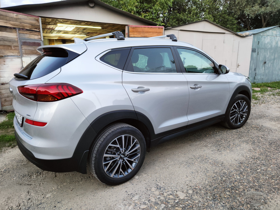 Багажник-комплект поперечен на Hyundai Tucson 2019 на Hyundai Tucson ...