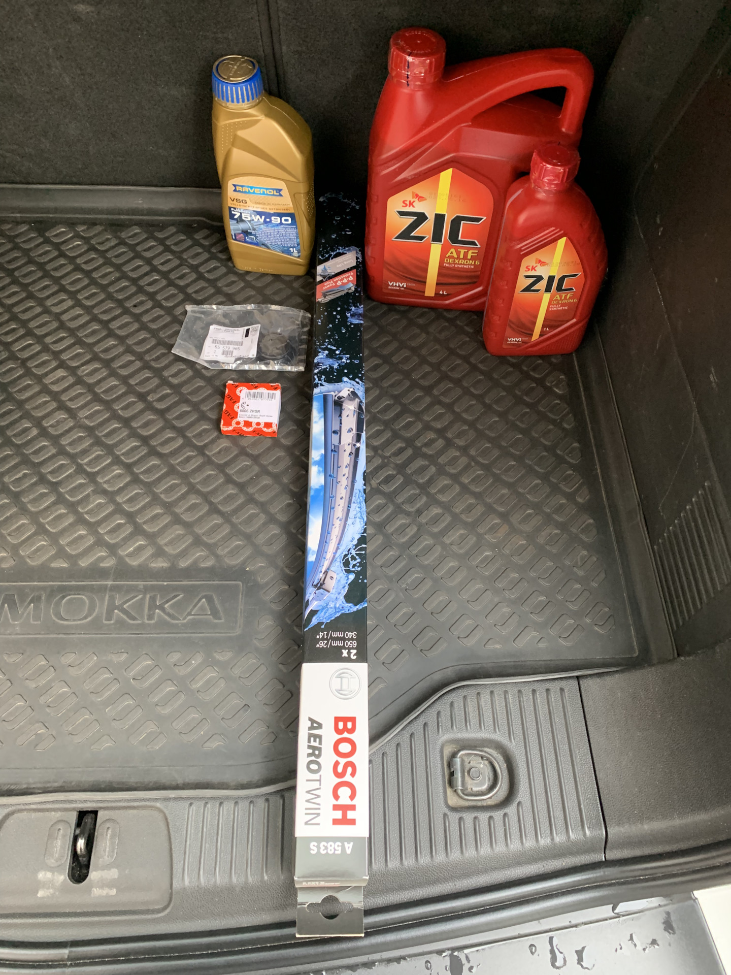 Замена дворников и сальника правого привода — Opel Mokka (1G), 1,8 л ...