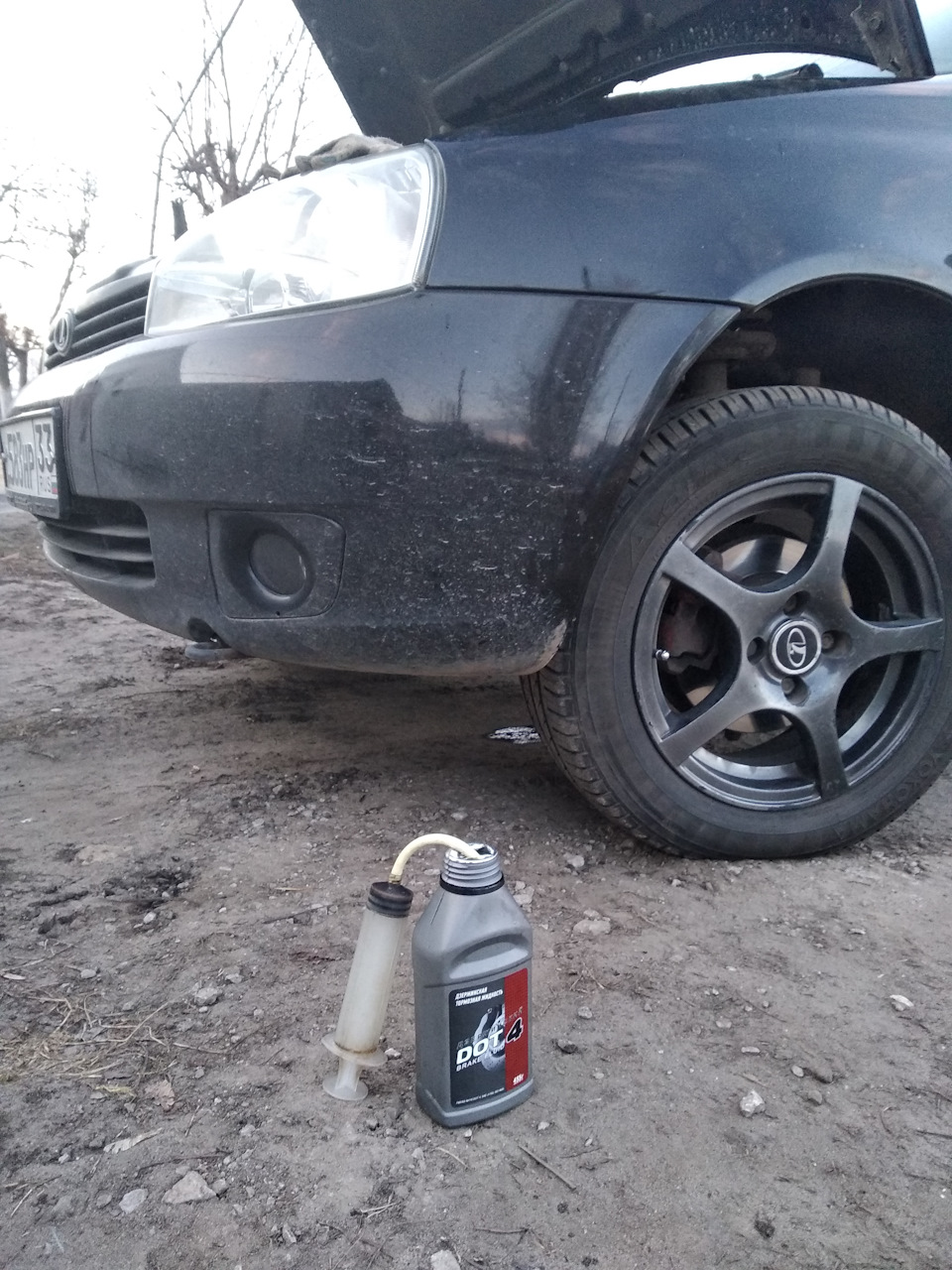 Замена главного тормозного цилиндра — Lada Калина седан, 1,6 л, 2010 ...