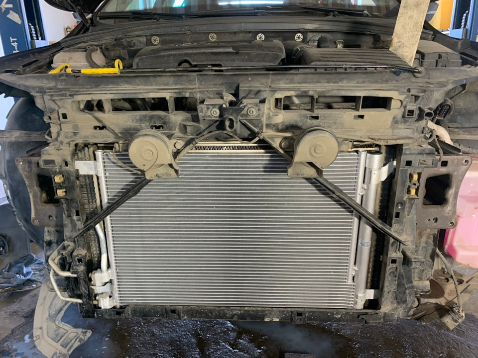 Замена радиатора кондиционера. — Skoda Octavia A7 Mk3, 1,8 л, 2018 года ...