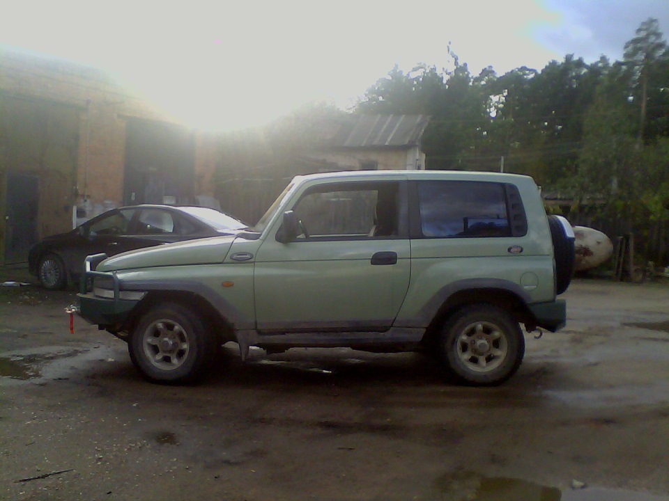 Первый силовой обвес — SsangYong Korando (2G), 3,2 л, 1997 года ...