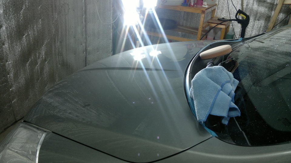 ПРОЕКТ "Полировка + нанесение жидкого стекла Nissan Tiida" (Часть 1 ...