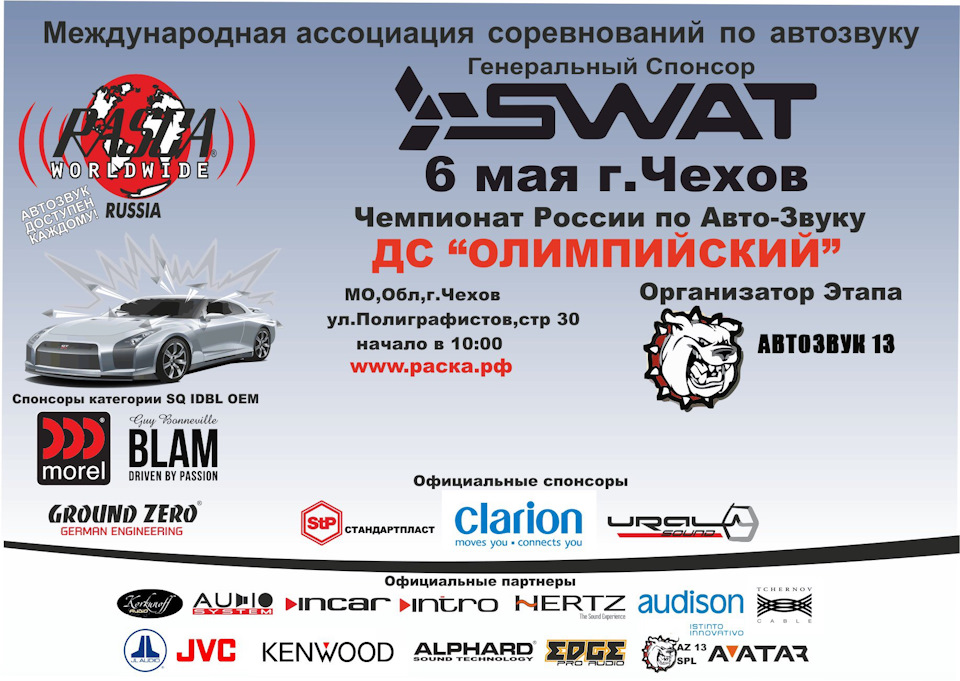 Внимание ! изменен адрес площадки в Чехове, 6 мая Место проведения ...