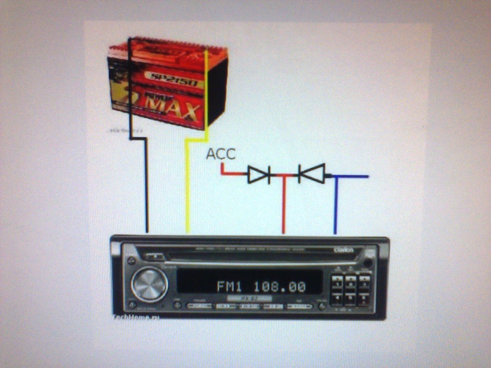 Схема подключения магнитолы ваз 2109