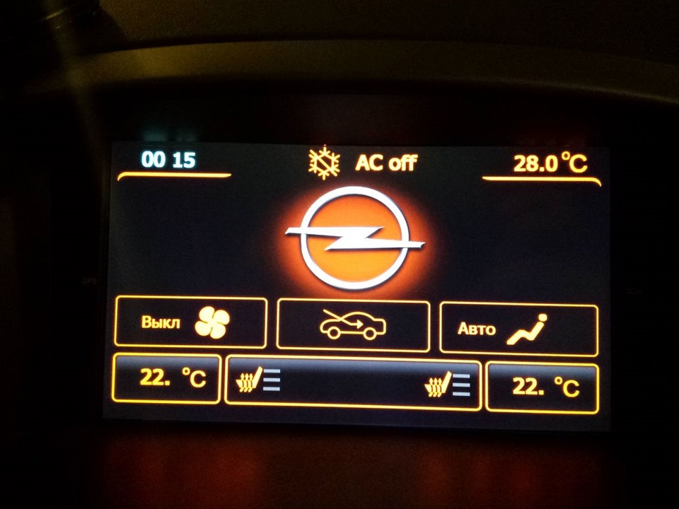 Переделал экран климата на S100 C072 Astra J — Opel Astra J, 1,6 л ...