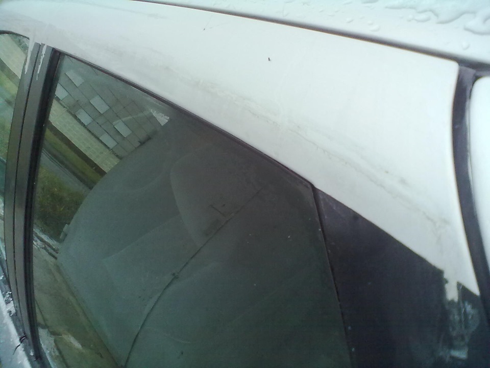 как не нужно клеить дефлекторы, подкраска французика. — Renault Safrane ...