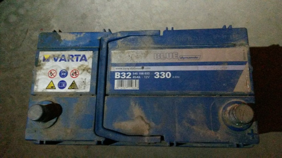 Замена аккумулятора — Honda Civic 4D (8G), 1,8 л, 2008 года ...