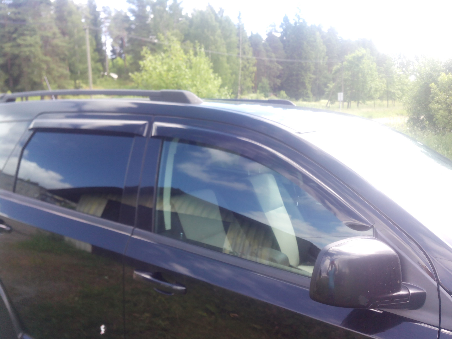 Бюджетные ветровики на окна REIN — Dodge Journey, 2,4 л, 2008 года ...