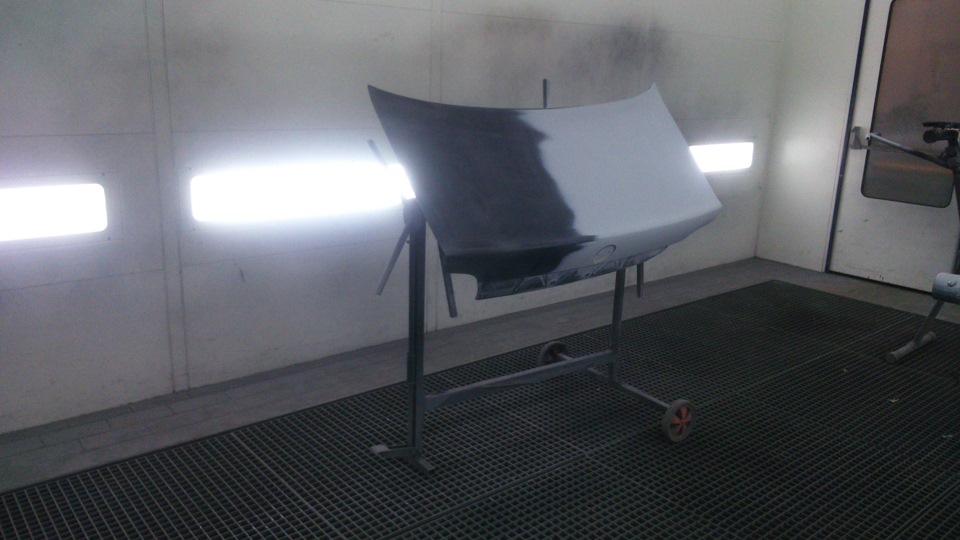 Окраска капота и крышки багажника — BMW 7 series (E38), 2,8 л, 1998 ...