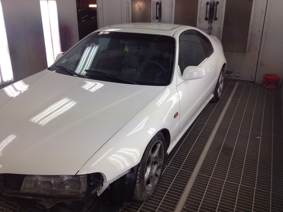 Что? Надо покрасить крыло?! Да пожалуйста! — Honda Prelude (BA8, BA9 ...