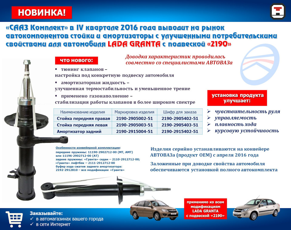 В Новый Год с новой подвеской))) 51-я подвеска на Гранту — Lada Гранта ...