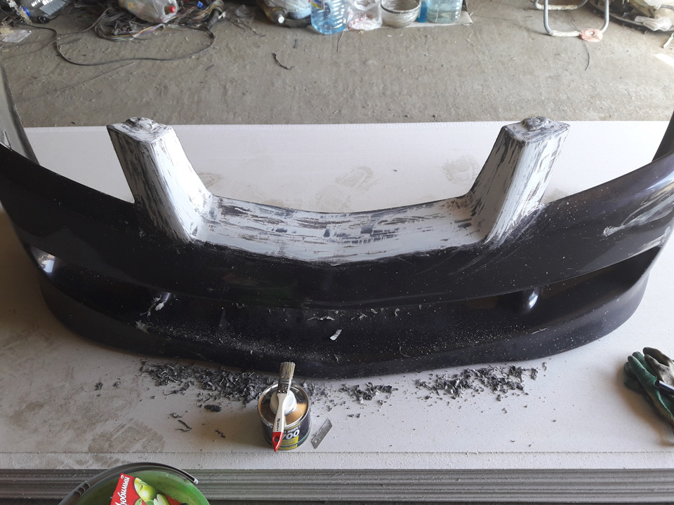 Ремонт бампера на аккорд 7 — DRIVE2