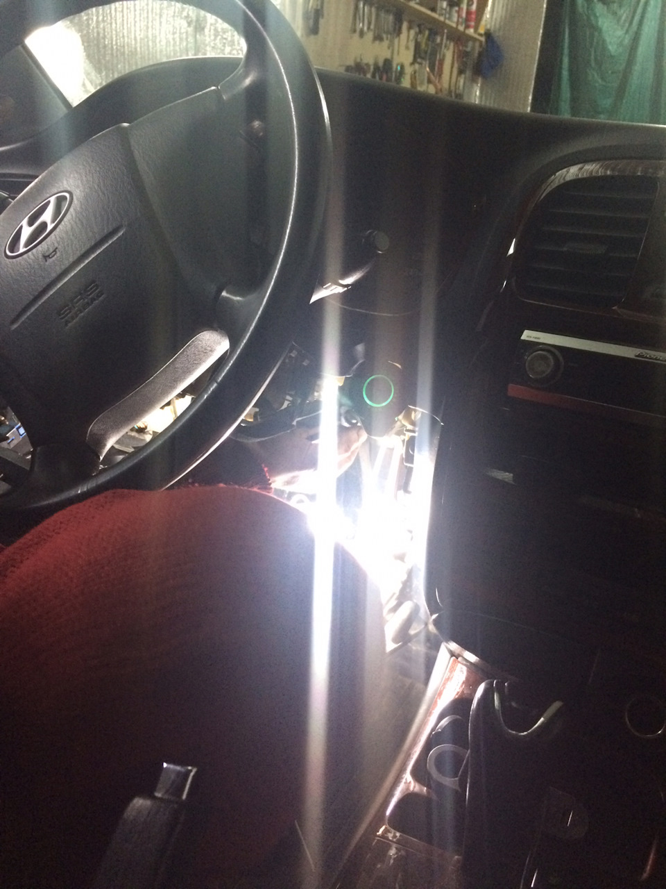 Замена замка зажигания! ч.1 — Hyundai Sonata IV (EF), 2,7 л, 2007 года ...