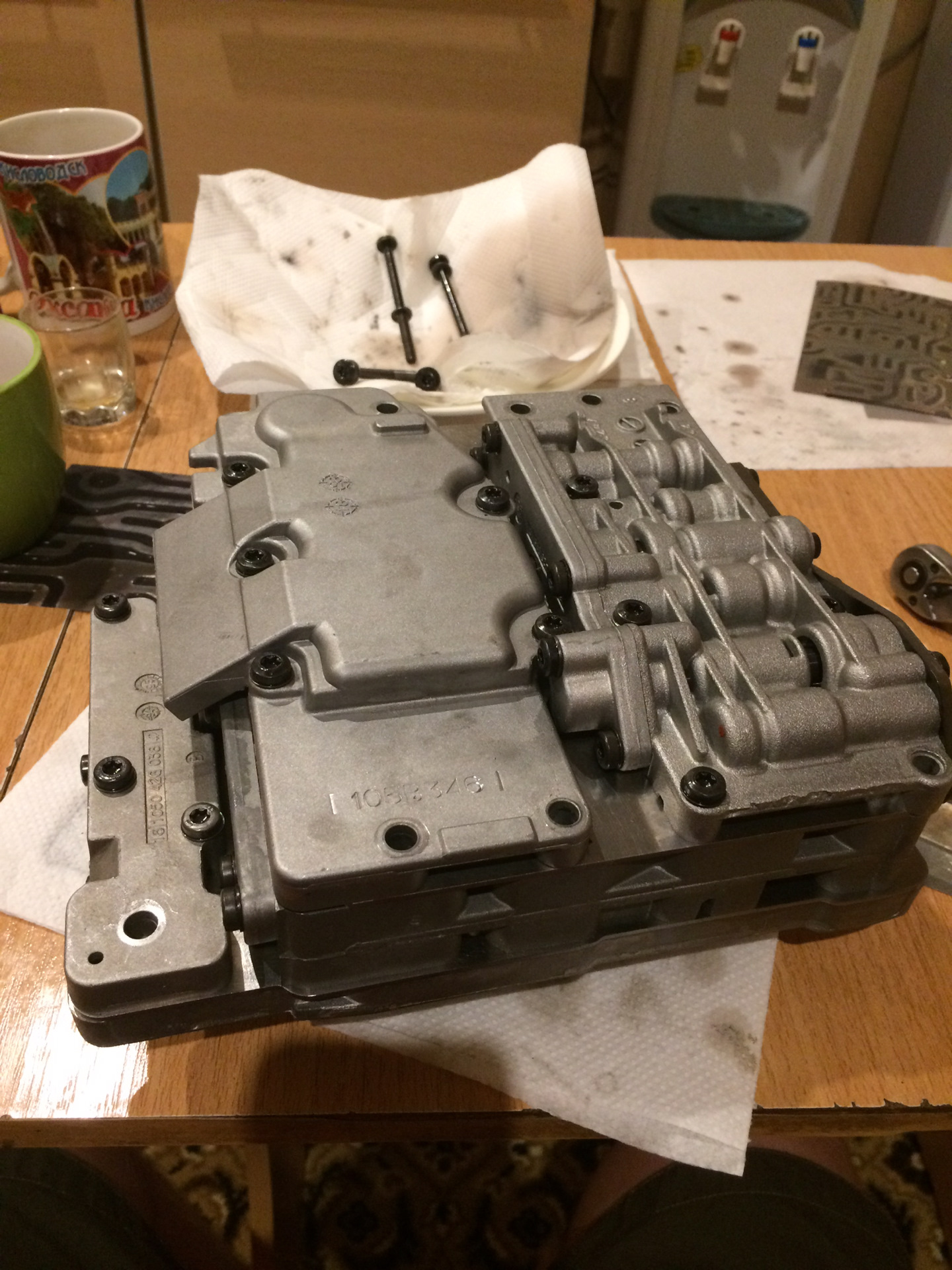 Zf4hp18 схема гидроблока