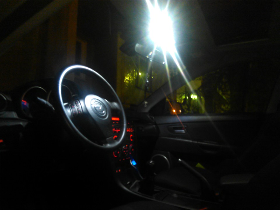 свет в машине — Mazda 3 (1G) BK, 1,6 л, 2007 года | электроника | DRIVE2