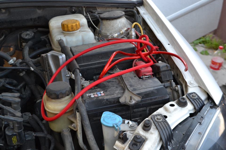 Замена проводов и змеиная кожа — Chevrolet Lacetti 5D, 1,6 л, 2008 года ...