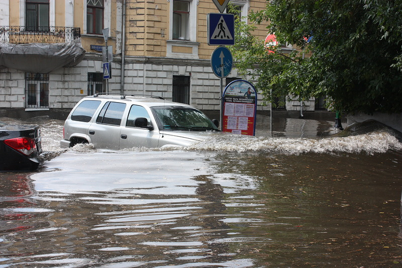 Москва затоплена