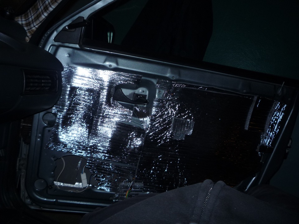 Шумо и вибро изоляция передних и задних дверей часть №2 И готовый саб в ...