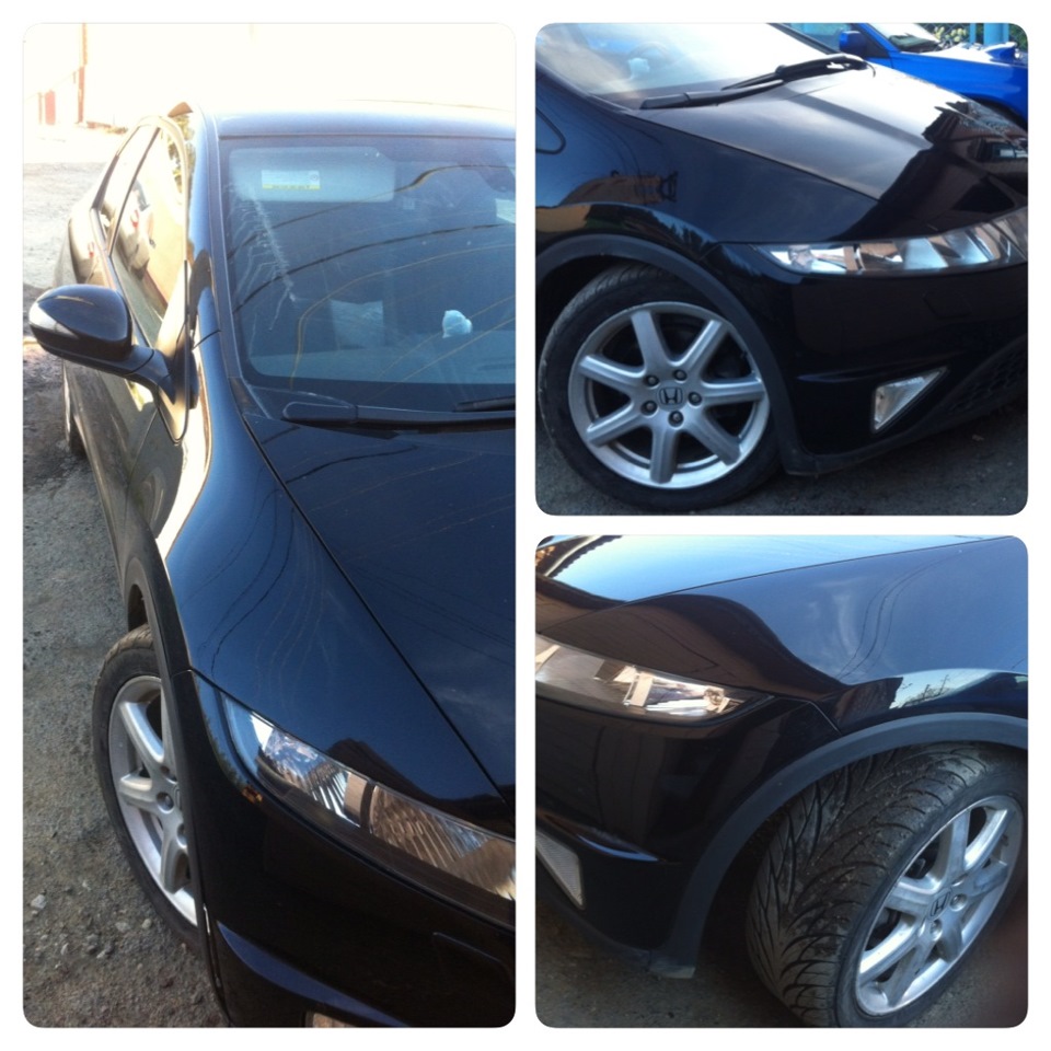 Хитрой ж… морде, хищные шины :) — Honda Civic 5D (8G), 1,8 л, 2008 года ...