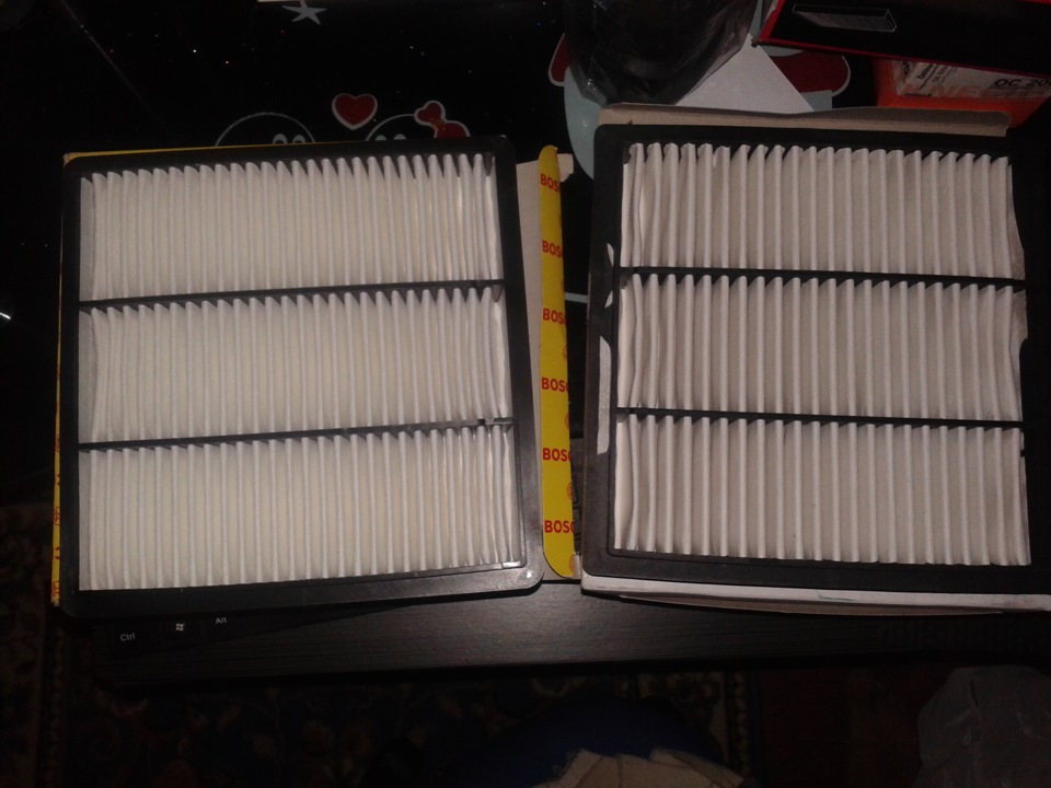 Воздушный, маслянный и салонный фильтра — Mitsubishi Montero Sport, 3 л ...