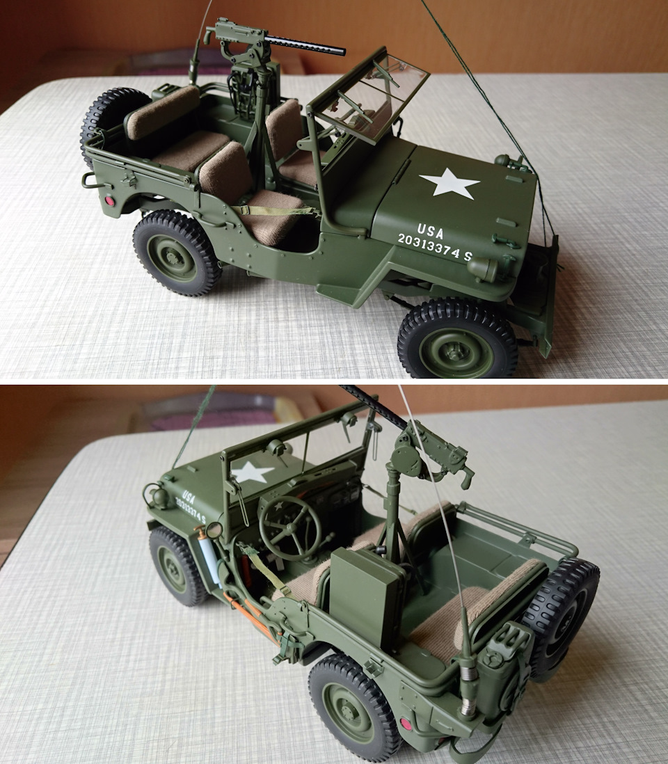 1943 Willys MB. 1/18 AutoArt — Сообщество «Масштабные Модели» на DRIVE2