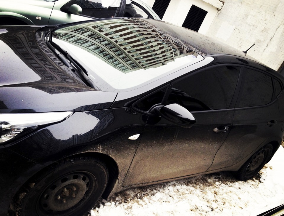 Установка съемной тонировки на передние боковые — KIA Ceed (2G), 1,6 л ...