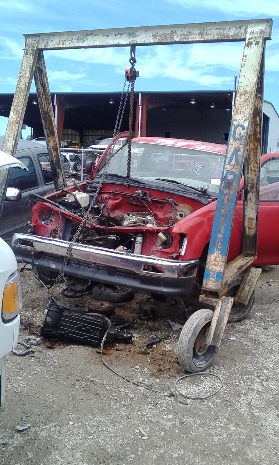 Кому то очень нужен был фордомотор :))) ПыСы: АКПП говно :))) — Dodge Dakota (1G)