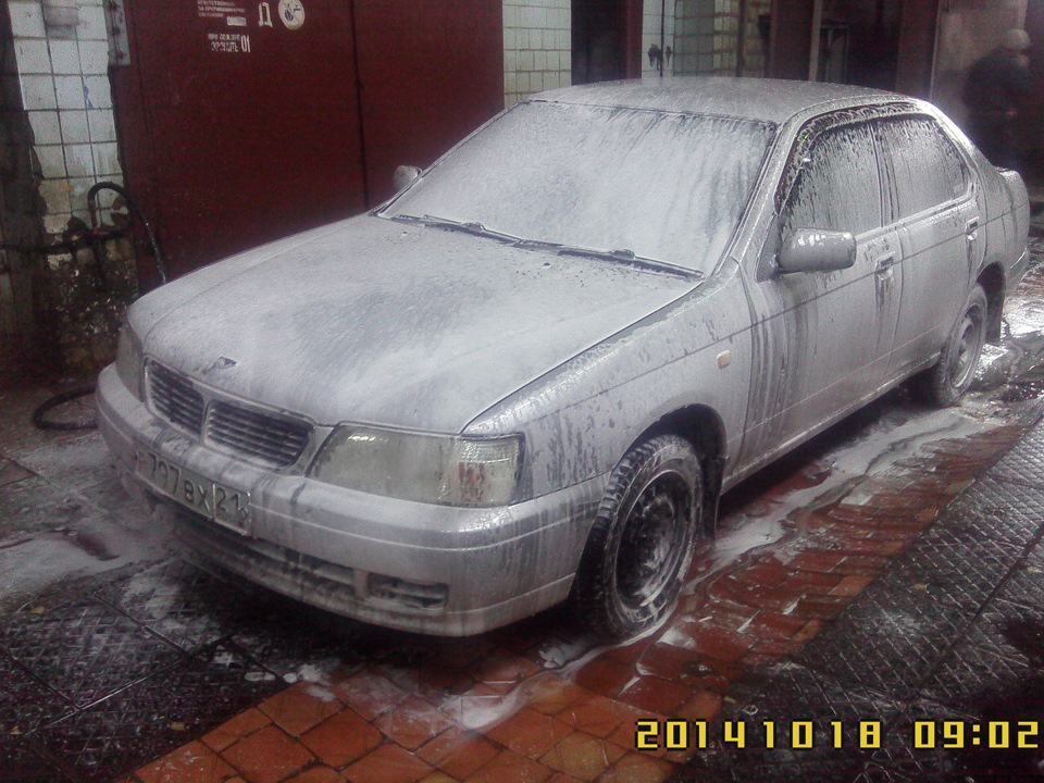 Передние поперечные нижние рычаги. — Nissan Bluebird (U14), 1,8 л, 1998 ...