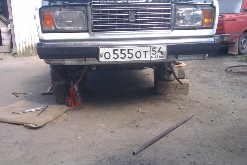 Лопнул нижний рычаг. напополам — Lada 21074, 1,6 л, 2003 года | поломка ...