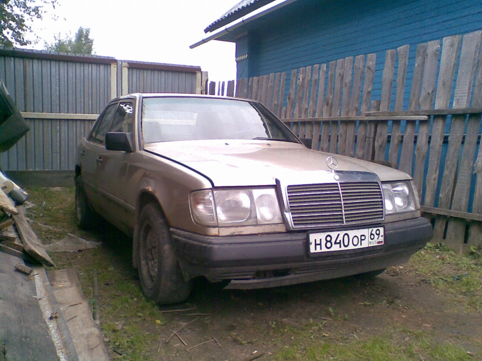 теперь дизельное купе — Mercedes-Benz E-class (W124), 2,9 л, 1990 года ...
