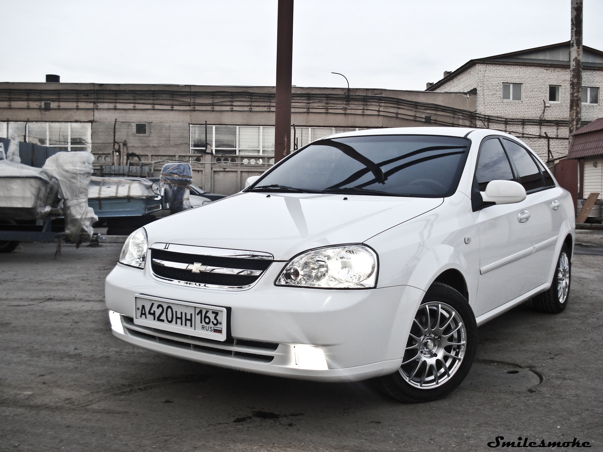 Chevrolet Lacetti белый