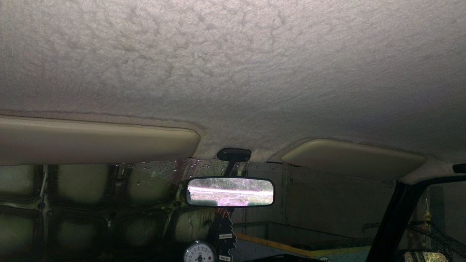 Обтяжка потолка карпетом — Lada 21074, 1,6 л, 2000 года | стайлинг | DRIVE2