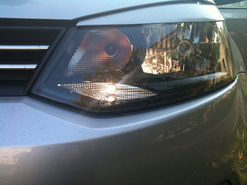 установка в габориты ламп светодиодных осрам — Volkswagen Polo Sedan, 1 ...