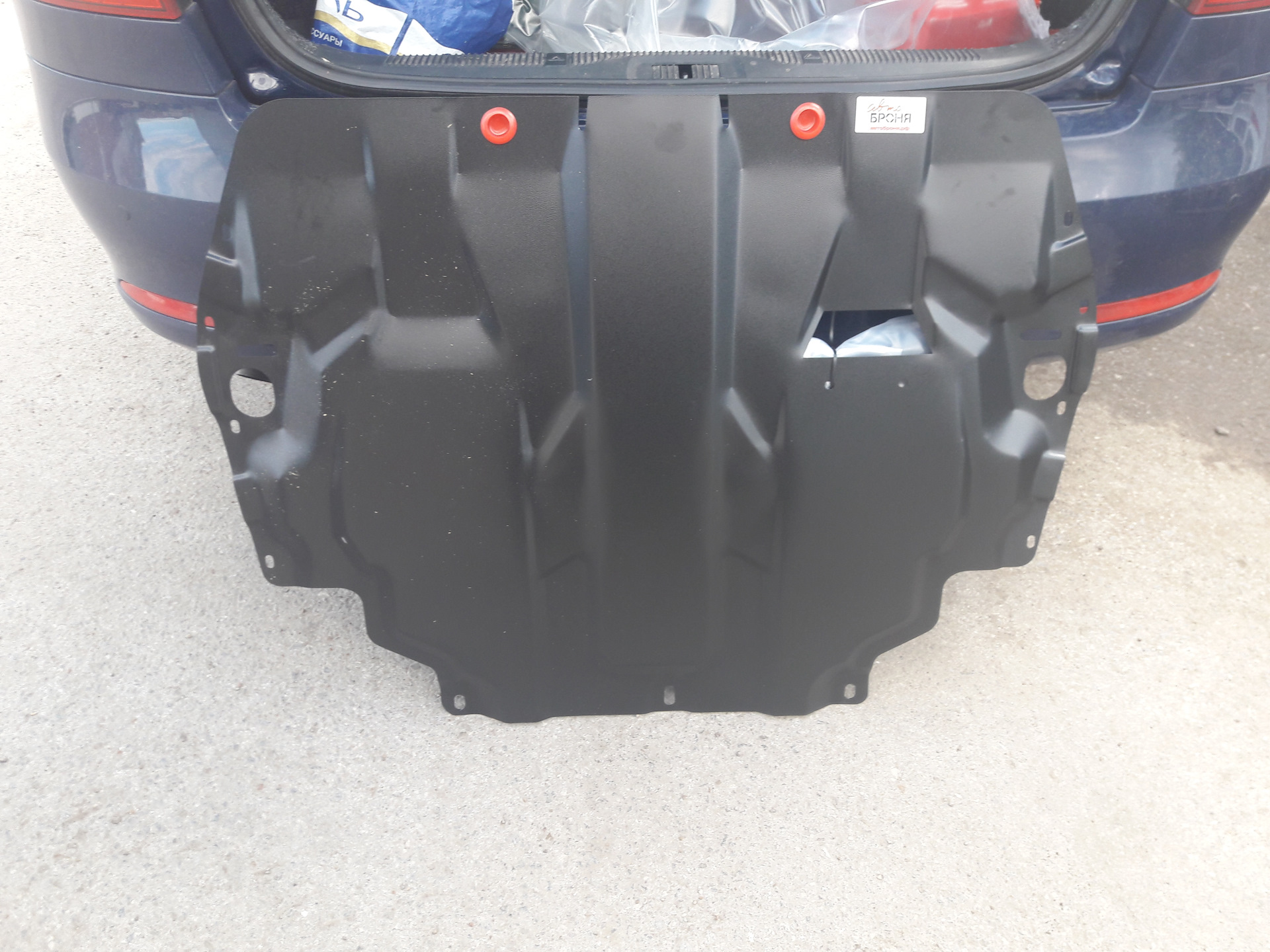 Установка защиты картера! — Skoda Octavia A5 Mk2, 1,6 л, 2013 года ...