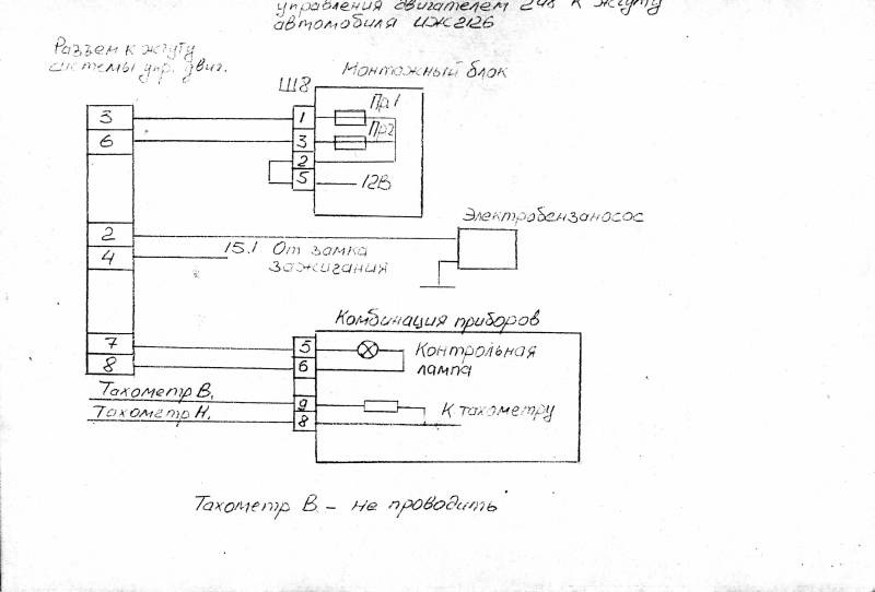 Газель распиновка рхх