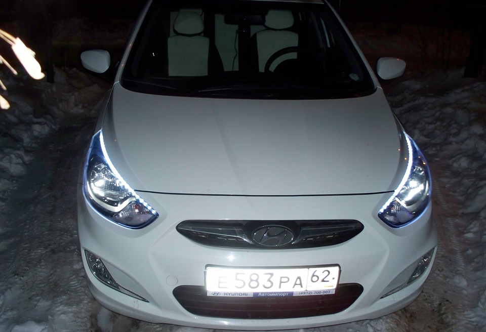 Светодиодные hyundai solaris