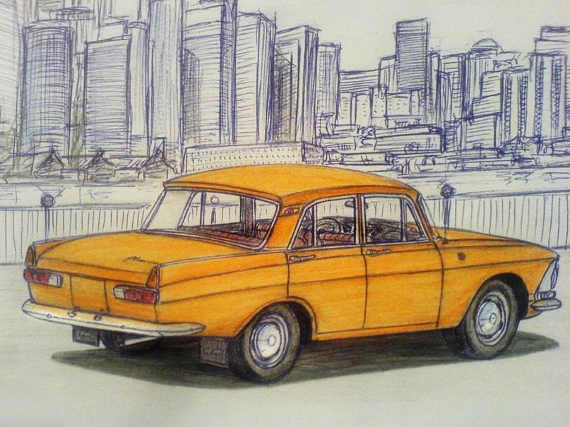 Москвич 408 рисунок