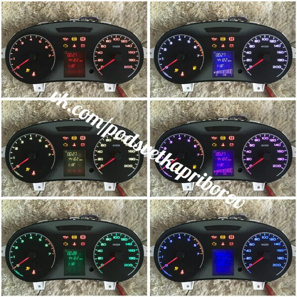 16. Стрелки и колодцы в панель приборов. - Lada Гранта, 1,6 л, 2016 года аксессу