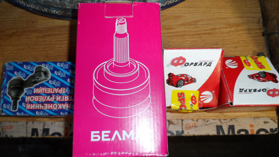 29) Замена шаровых, левый шрус, рулевые наконечники+3Д развал — Lada ...