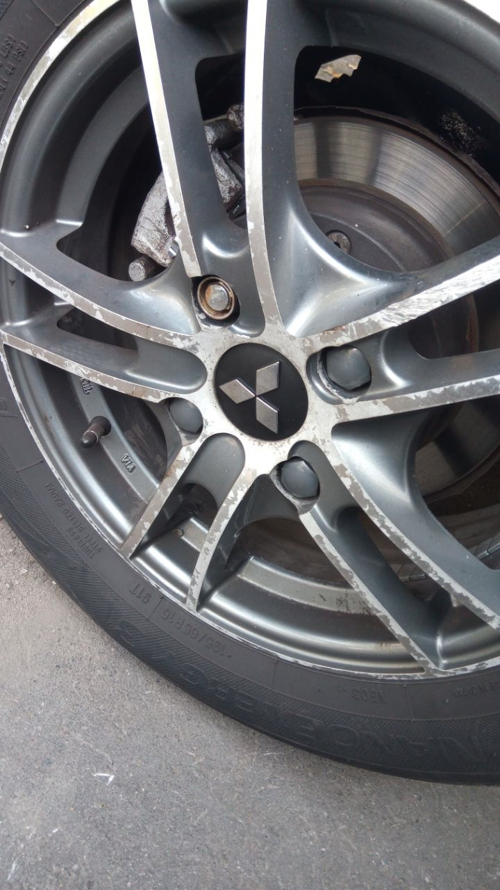 колпачки на колеса — Mitsubishi Lancer IX, 1,6 л, 2006 года ...