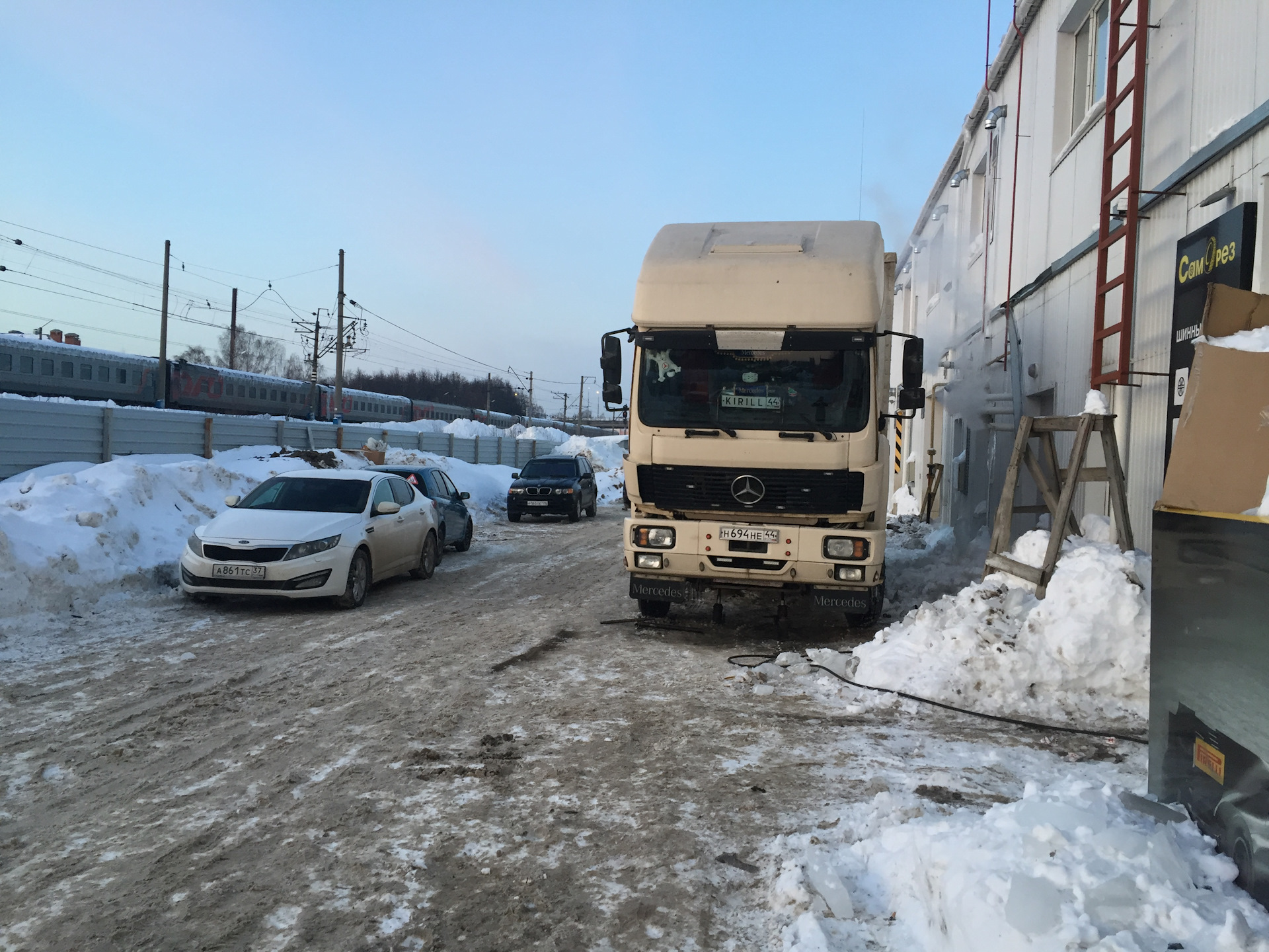 97# Сальник лобовой — Mercedes-Benz Sk 2534, 9,9 л, 1994 года ...