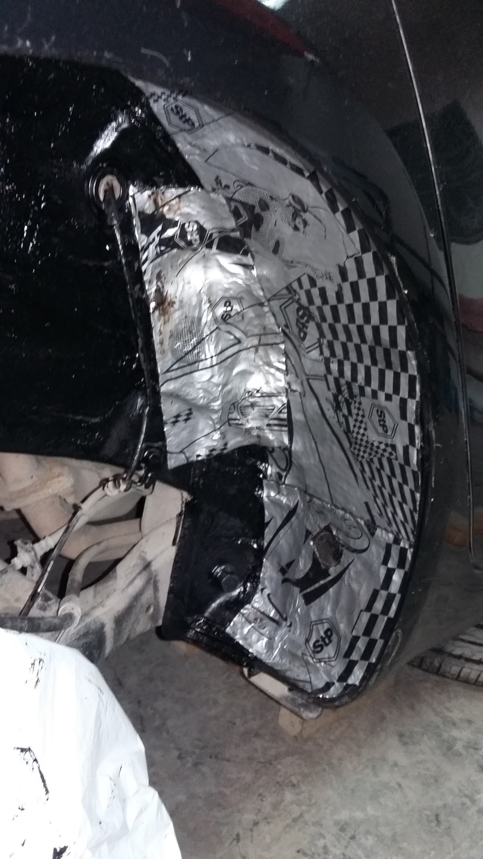 Шумка передних и задних арок снаружи (ШВИ арок) — DRIVE2