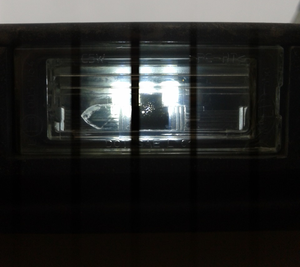 Диодная подсветка г/н…diode backlight… — BMW X5 (E53), 4,4 л, 2005 года ...