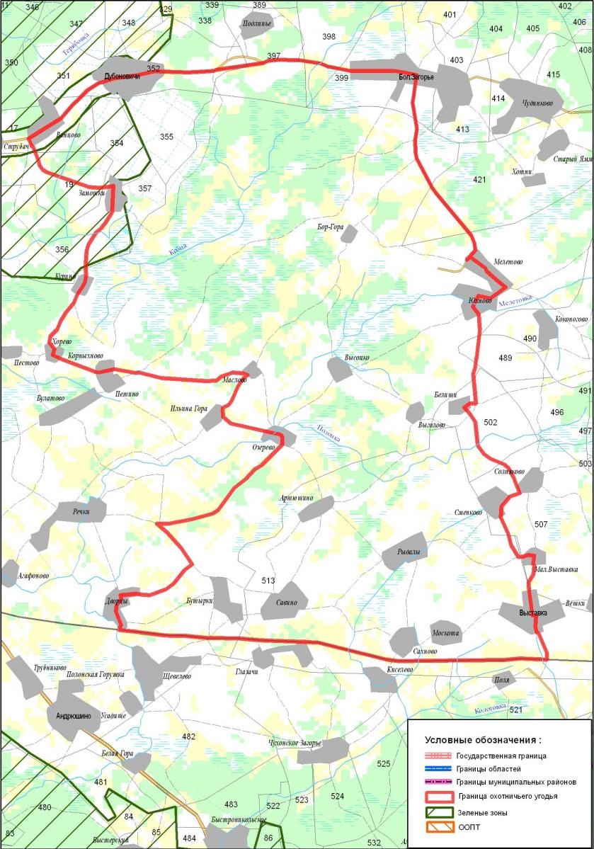 Карта охотничьих угодий псковской области карта