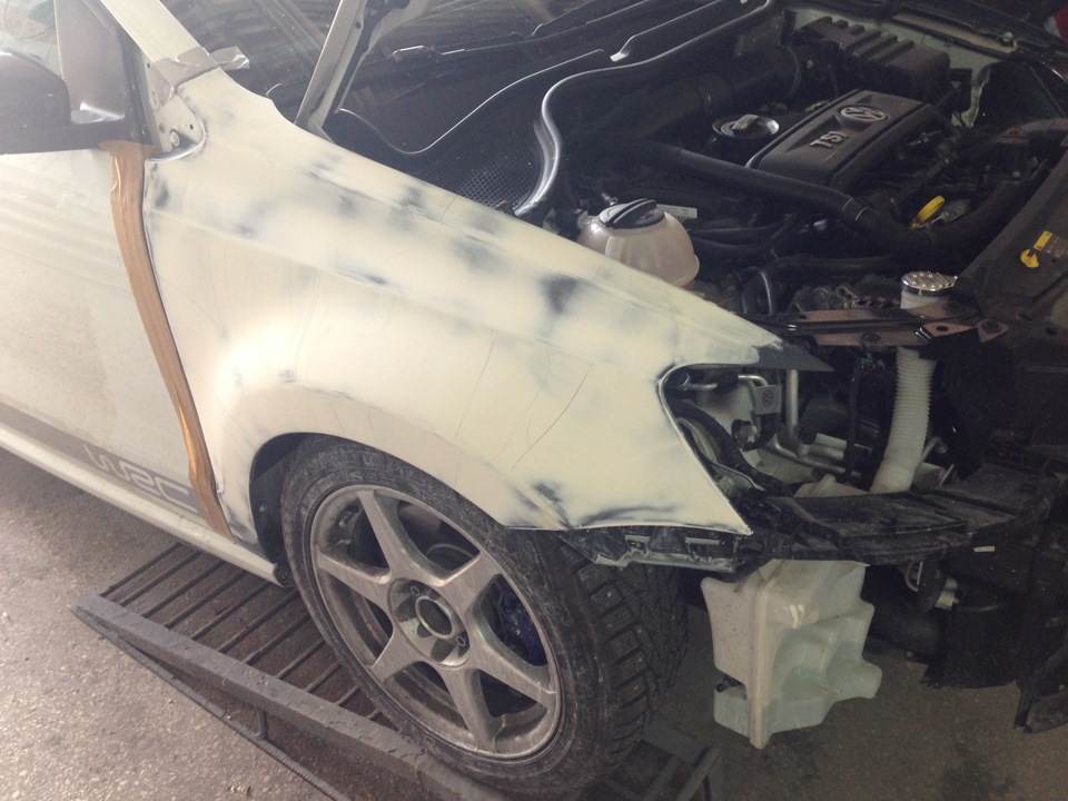 Polo R WRC + передние крылья SRS-tec — Volkswagen Polo R, 2 л, 2013 ...