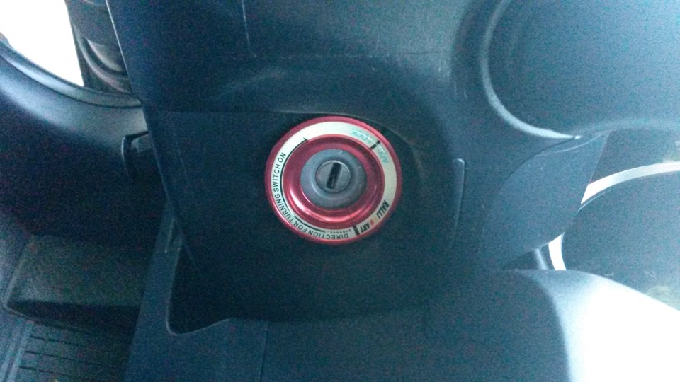 накладка на замок зажигания — Mitsubishi Lancer X, 1,5 л, 2007 года ...