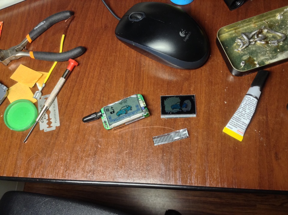 Замена дисплея на брелке сигнализации Starline А6 — Skoda Rapid (1G), 1 ...